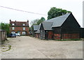 Offley Grange farmhouse and barn