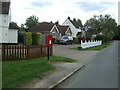 Elizabeth II postbox on Long Road East, Dedham