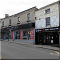 Sakura and Peacocks in Stroud town centre