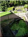 Sluices diverting the River Itchen to Hockley Mill