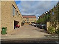 Residents parking behind the Sayle Building