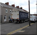 Ferryman lorry in Aragon Street, Crindau, Newport