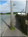 Sign for Halifax Bridleway 188 at Wainstalls Road, Warley