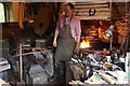SK3281 : Blacksmith - Abbeydale Industrial Hamlet by Chris Allen