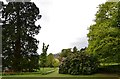 Riverhill Himalayan Garden: Looking towards the house