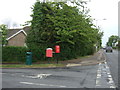 Elizabeth II postbox on Brandon Road, Watton