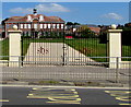 Stroud High School entrance gates, Stroud