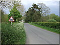 Approaching the level crossing on Cavick Road, Wymondham