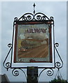 Sign for the Railway public house, Wymondham