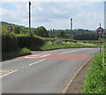 From 50 to 40 on the B4598, Llanfair Kilgeddin, Monmouthshire