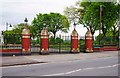 Dartmouth Park entrance gates, Reform Street, West Bromwich