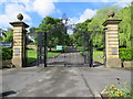 Entrance gates and Main Driveway of Northcliffe Park, Shipley