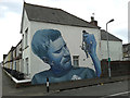 Street art on Tyn-y-Coed Place, Cardiff