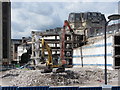 Demolition of Wood Street car park, Cardiff