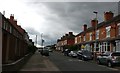 Terraced housing on Milligan Road in Aylestone