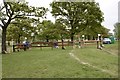 ST8182 : Badminton Horse Trials 2017: cross-country fence 19b - corral by Jonathan Hutchins