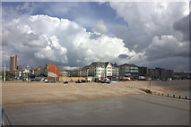 SZ9398 : Bognor seafront looking east from the pier by Robert Eva