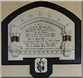 TF0774 : Memorial, St Edward's church, Barlings by Julian P Guffogg