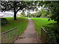 Path towards Shakespeare Road, Cwmbran