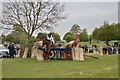 ST8084 : Badminton Horse Trials 2017: cross-country fence 4 - haywain by Jonathan Hutchins