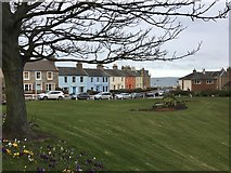 NT5585 : Attractive Houses in the Quadrant North Berwick by Jennifer Petrie