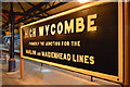 Sign at High Wycombe Station