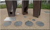 TQ3884 : 9/11 Memorial, Olympic Park, Stratford by Christine Matthews