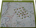 NT4541 : Map of Long Park Wind Farm by M J Richardson