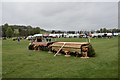 SK2570 : Cross-country fences at Chatsworth Horse Trials by Jonathan Hutchins