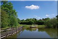 TL4106 : Pond in Nazeing Triangle by Glyn Baker