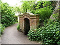 Entrance to the icehouse at Apley Castle