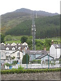 J1811 : Garda Telecommunications Mast in Newry Street, Carlingford by Eric Jones