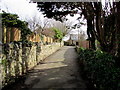 East along Old Village Lane, Nottage, Porthcawl