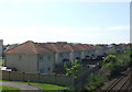 New houses beside the railway Rosyth