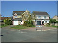 Houses on Braemar Drive, Dunfermline