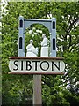 TM3669 : Sibton Village sign by Geographer