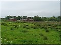 Old military buildings above Anzio Camp