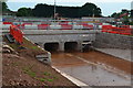 New drainage culvert under the A39