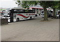 ST3088 : Cresta Coaches holiday coach in Queensway, Newport by Jaggery