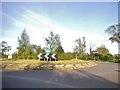 Roundabout on Crick Road, West Haddon