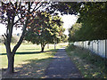 Footpath by railway, South Benfleet