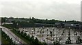 A large, wet, empty car park