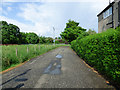 Lane leading to Croftfoot railway station