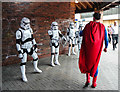 Stormtroopers and Superman, Warrington Market