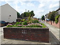 Flowerbed next to Jubilee Avenue