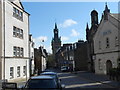 View down Bruce Street to Town Chambers