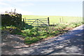 SD8466 : Field gate from moorland road near Cowside Farm by Roger Templeman