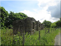 SD9123 : Ruined buildings near Clough Foot by John Slater