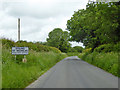 Road entering Sydling St. Nicholas