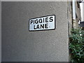 Piggies Lane Sign